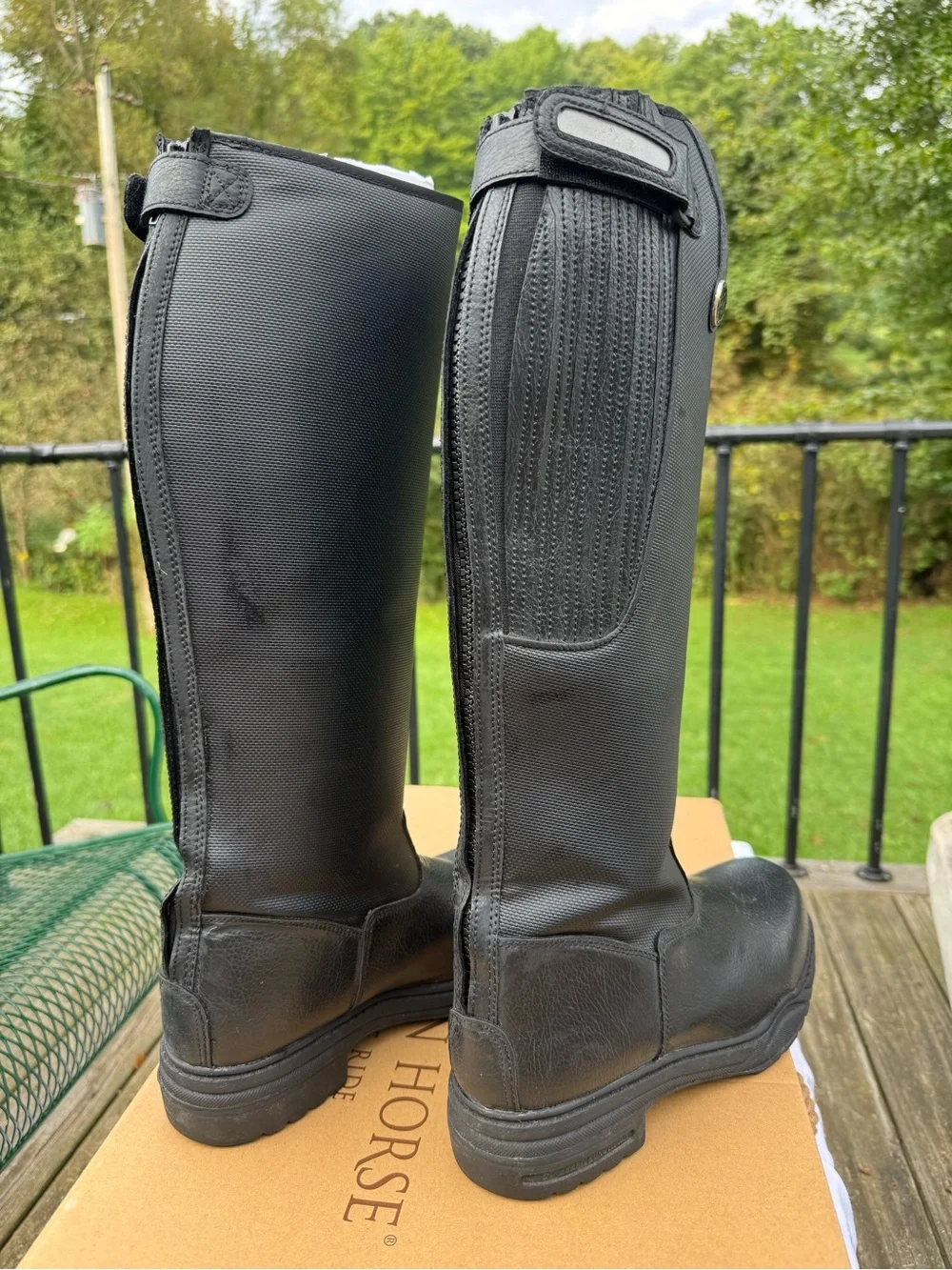 Mountain Horse Black Tall Riding Boots for Women size 39/8.5